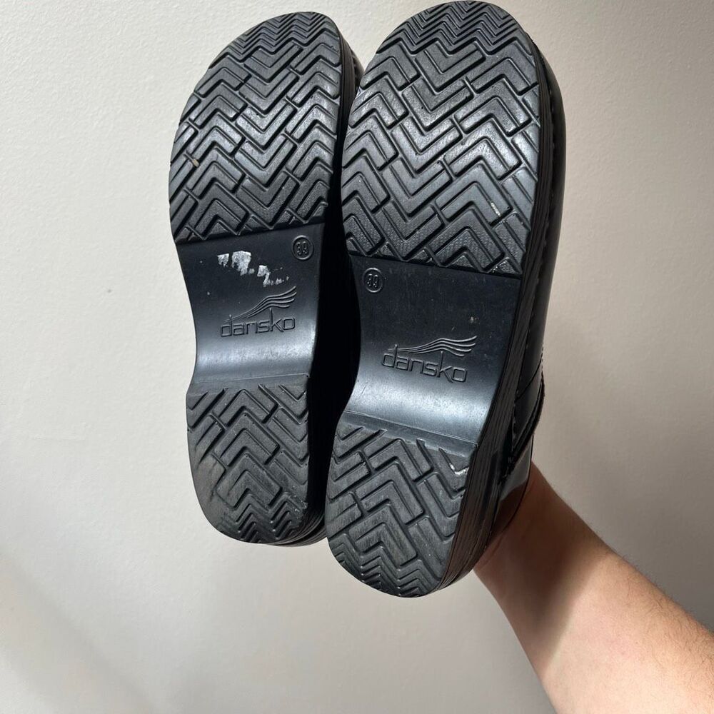 Dansko Black professional Clogs Size 39 Size 8.5 Womens work clogs nurse clogs - Picture 3 of 11